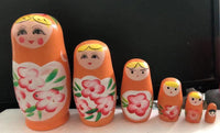 Russian Nesting Dolls Wooden Craft 4-8 Layers Tabletop Ornament