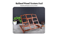 Foldable Lattice Bookrest Ergonomic Angle Adjustable Reading Easel for Students