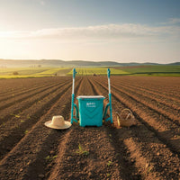Manual Dispenser Ergonomic Design Point Built-in Screen Farming Equipment for Gardeners, Vegetable Garden