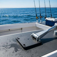 Thickened Downrigger Mounting Base High Strength Downrigger Base Plate Heavy Duty Boat Trolling Mount Load Bearing for Anglers, Marine Use