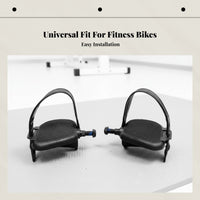 Universal Exercise Bike Pedal, Rotating Bike Foot Pedal Accessories, Gym Compatible Replacement