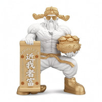 Deity Figurine with Ingot Bowl Desktop Decor Decorative for Office, Homeowners