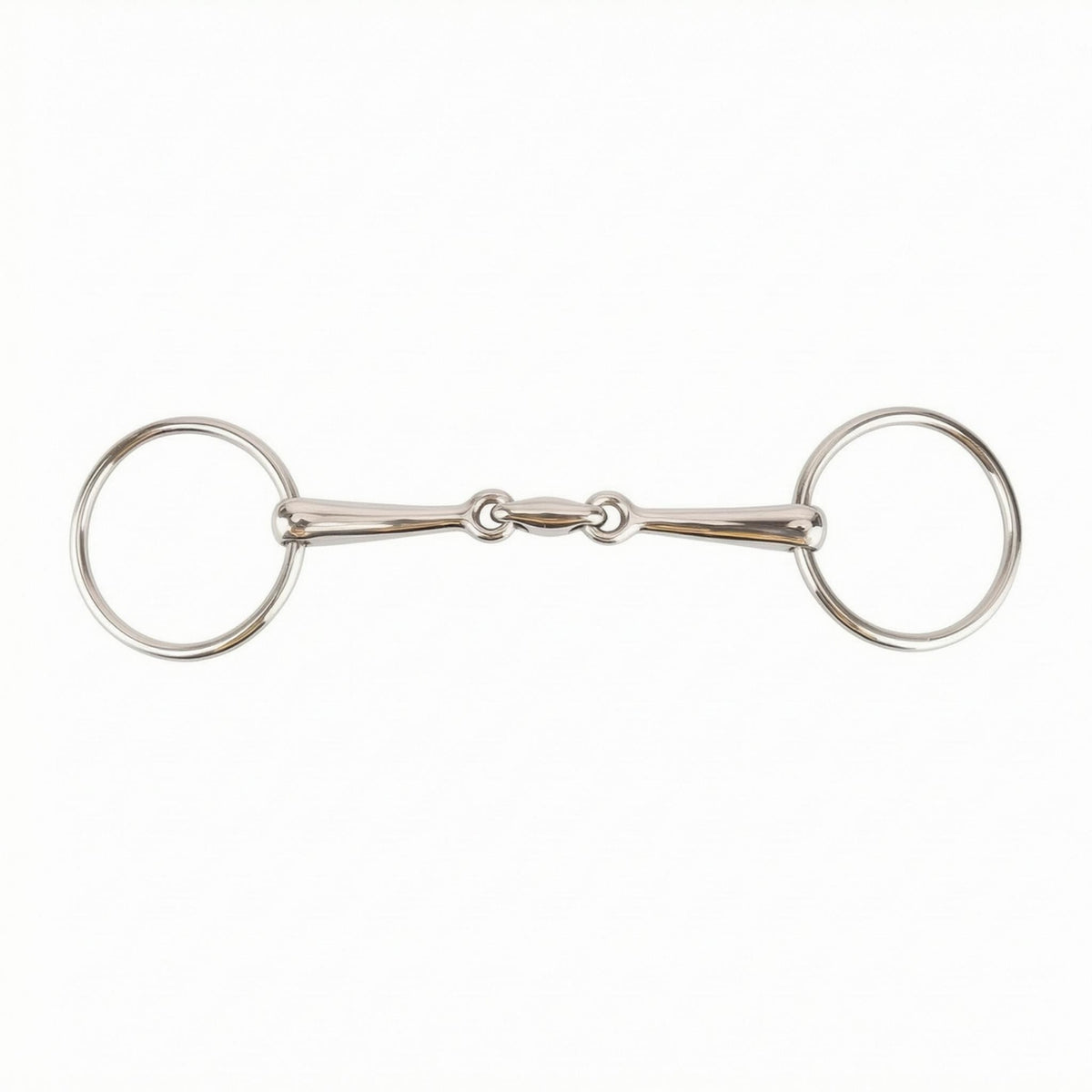 Jointed Equestrian Bridle Piece Polished Training Bit Pressure-Relief Design Equestrian Tool