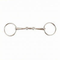 Jointed Equestrian Bridle Piece Polished Training Bit Pressure-Relief Design Equestrian Tool