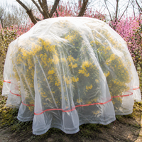 Polyethylene Garden Netting, Fine Mesh Netting for Garden Protection, Vegetable Garden Netting for Raised Beds, Reusable Plant Netting