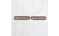 Perforated Under-Seat Air Outlet Cover Metal-Like Seat Air Outlet Cover Anti-Dust Easy Install for Car Owners