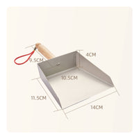 Mini Stainless Steel Dustpan Easy to Clean Household Cleaning Rust Resistant