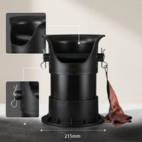 Espresso Knock Box Cylindrical Container Removable for Kitchen Countertops
