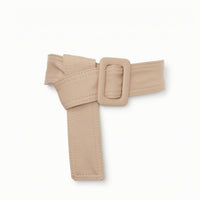 Canvas Waist Belt with Alloy Buckle Fashionable Wide Canvas Belt Comfortable