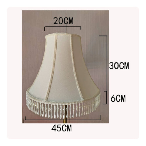 Beaded Lampshade Elegant Decor Floor Lamp Shade Warm Atmosphere for Guest Room