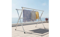 Foldable Clothes Drying Rack Space-Saving Folding Drying Rack Reinforced Clothes Horse Multi-Tier for Balcony