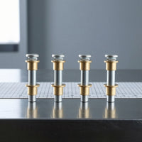 Aluminum Door Hinge Pin and Bushing Kit Long-Lasting Door Hinge Repair Kit Reliable Hardware Sturdy for Garage