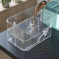 Automatic Aquarium Aquatic Feeder Transparent Aquatic Food Container 200 Ml