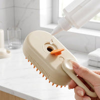 Cat Brush and Pet Hair Remover with Water Tank for Dog Grooming, Silicone Dog Brush with Ergonomic Handle and Cat Comb, Includes 20ml Essence
