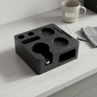 Espresso Pressing Station Multi-Functional Coffee Tamper Stand Universal 51/58mm Espresso Expert Tool Organizer for Baristas
