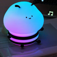 Cartoon Bee Night Light Dimmable Indoor Lighting Auto-Deactivate Timer