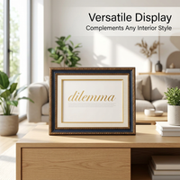 Vintage Resin Picture Frame for Office Desk, Handcrafted Resin Picture Frame, Di #variant:5 inch (8.9*12.8cm)