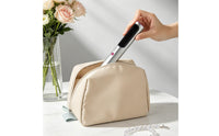 Straightening Comb Travel-Size Hair Straightening Comb Adjustable Temperature Cordless Straightener Brush for Frequent Movers, Office, Dorm Room