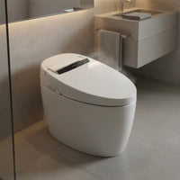 Automatic Bidet Seat Multifunction Smart Toilet Seat Electric Toilet Lid Soft Close Bathroom Fixture Easy to Clean