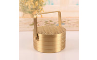 Tea Canister with Handle Decorative for Kitchen Counter, Coffee Table