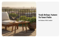 Slatted Top Low Table Natural Imperfection Aesthetic Design outsidedoor Furniture Minimalist & design