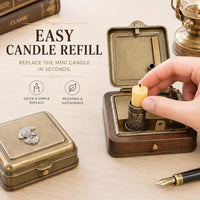 Portable Metal Candle Box with Innovative Design