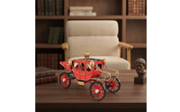 Regal Carriage Model Tabletop Vintage Carriage Model Industrial Stylistic Embellishment for Office