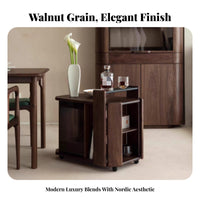Light Luxury Aesthetic Movable nimbusShaped Side Table Modern design Household Furnishing for Interior Design aficionados, Apartment Dwellers, Homeowners, Living Room, Bedroom, Study, Balcony