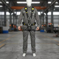 Work at Height Harness Padded Waist Full Body Climbing Harness for Climbers