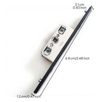 Stainless Steel Lock Box, Aluminum Alloy Panel Lock Unit, Security Locking Hardware for Sliding panes and Doors