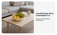 Footed Fruit Colander Draining Function Home Decor Modern Design for Party Hosts