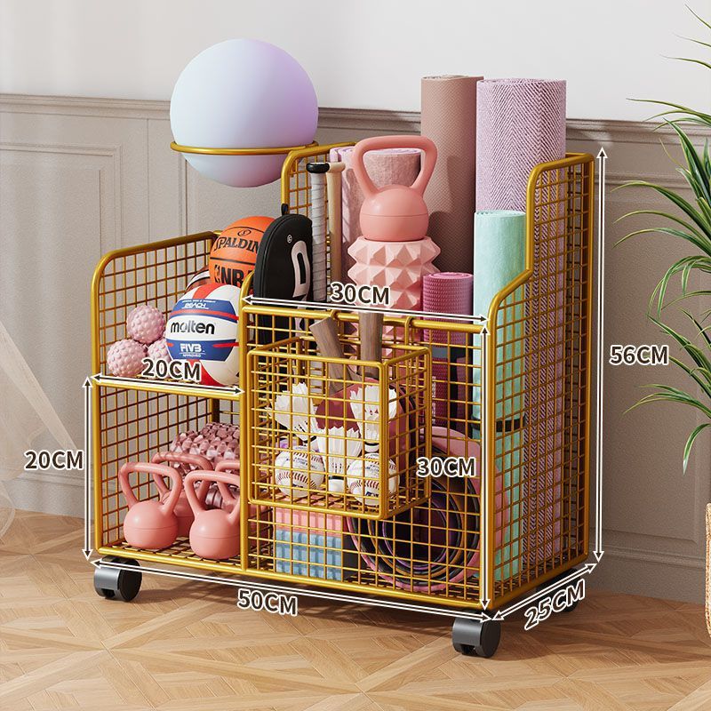 Gold / Wheels Basket