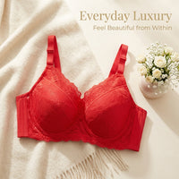 Back Support Underwired Bras for Women with Full Coverage and Posture Correction, Plus Size with Lining for Everyday Wear