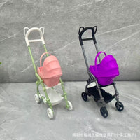 跨境儿童过家家baby婴儿推车仿真迷你玩具小推车娃娃玩具配件批发