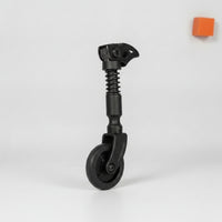 Folding Bike Push Wheel Compact Auxiliary Wheel with Spring Foldable for Commuters, Transit Stations, City Commuting