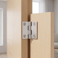 Stainless Steel Butt Hinge Polished Hinge with Screws Hardware Rustproof for DIYers, Builders, Boat Owners, Cabinets, Boats, RVs