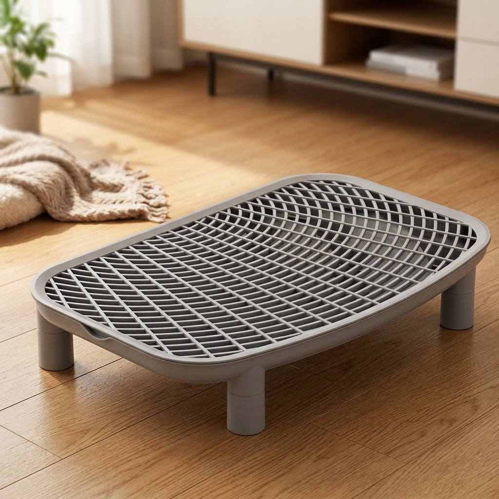 Cat Litter Mat with Double Layer Litter Trapping, Cat Toilet Control Sand Tray, Four Seasons Universal Litter Control Mat for Indoor Use