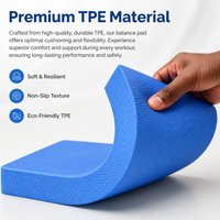 Stability Cushion Balance Pad, TPE Balance Pad for Rehabilitation & Balance Training, Non-Slip Soft Exercise Pad for Home Workouts