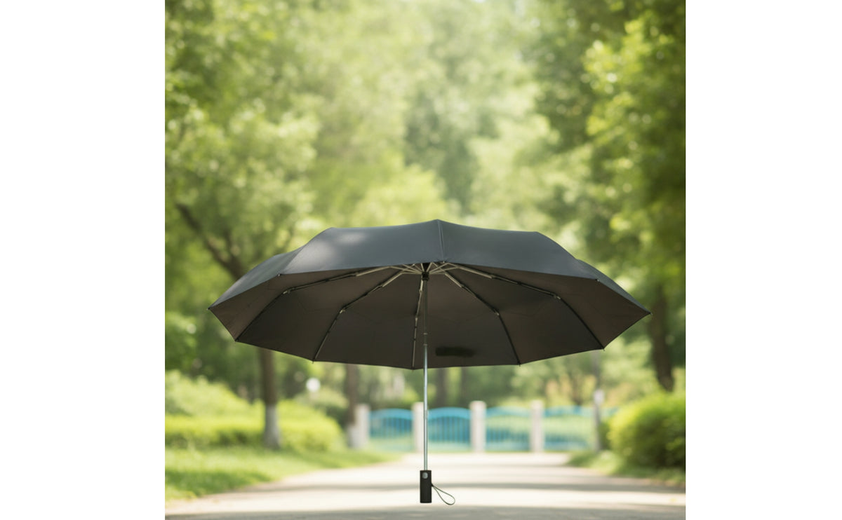 Foldable Automatic Umbrella Waterproof Umbrella with Wrist Strap Compact One-Handed for Travelers