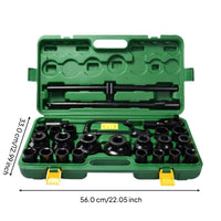 Steel socket wrench set for auto