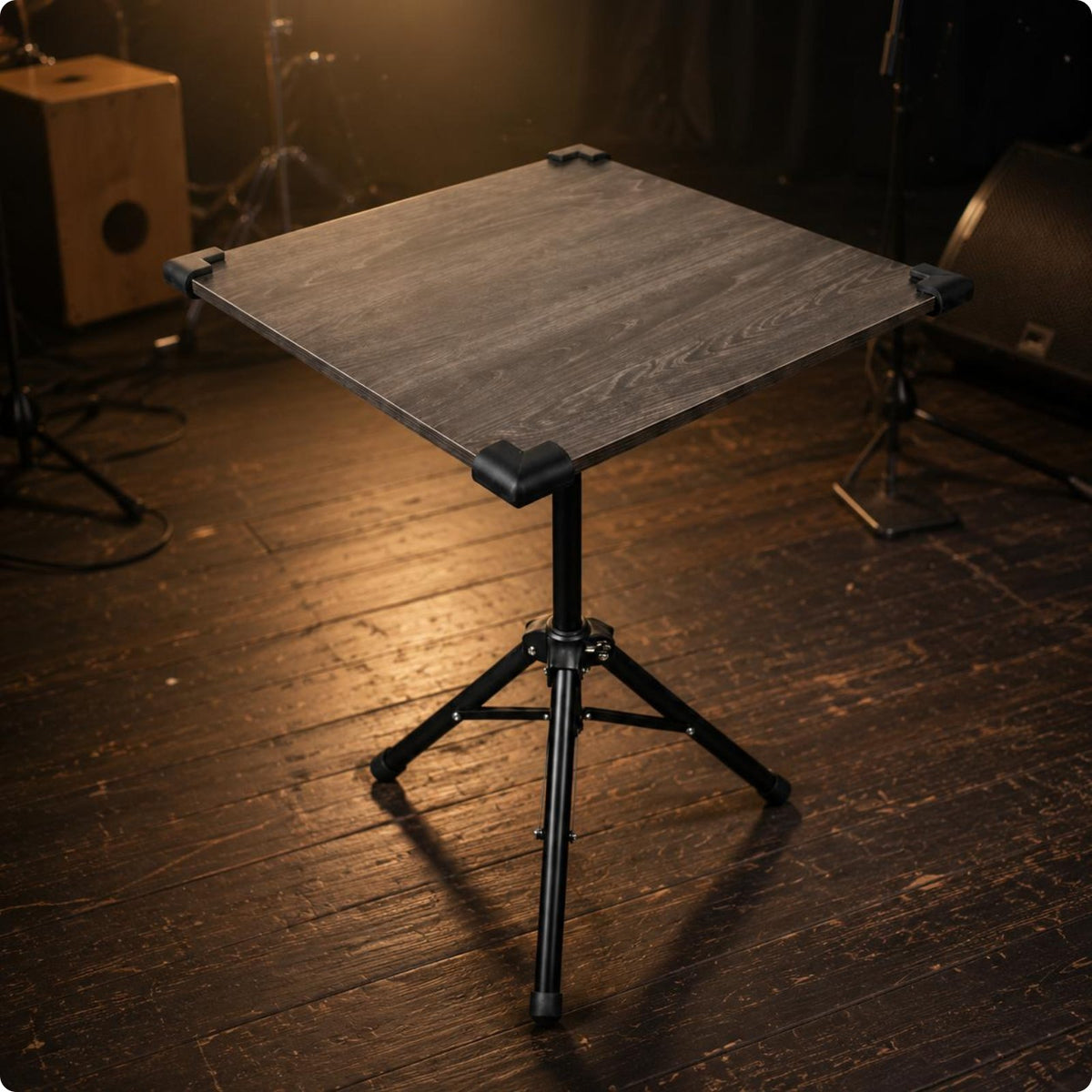 Folding Percussion Table Space Saving Music Equipment Easy to Set up for Studio
