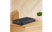 Compact Display Device with Touch Controls Portable Pocket Display Device Minimalist Slim for Bedroom