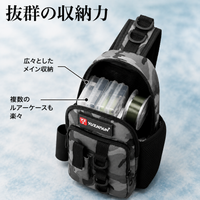Fishing Bag Tackle Bag Bass Fishing Shoulder Bag Waterproof Oxford 18x8x30cm With Rod Holder