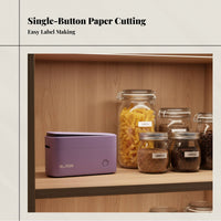 Label Printer, Bluetooth Mini Handheld, Portable Thermal, Waterproof Name Sticker, Home Office