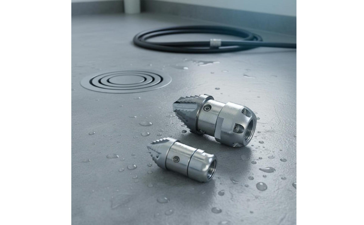 Rotating Sewer Jetter Head Multiple Nozzles Water Head High Pressure Pipe Cleaning Head