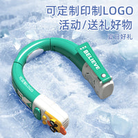 2026 New Neck Fan Portable Small USB Rechargeable Bladeless Cooling Fan