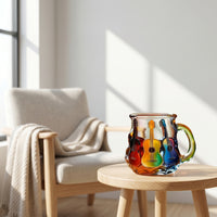 Guitar Coffee Mug Decorative Drinkware Artistic for Cafe