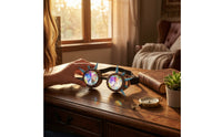 Pointed Steampunk Goggles Gothic Goggles with Spikes Mirrored Eyewear Vintage for Festivals, Photo Shoots