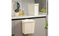 Double Compartment Sorting Bin Dry Wet Separation Household Storage Wall-Mounted