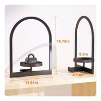 Window Design Wall Planter Iron Craft Metal Plant Hanger Decorative for Balcony
